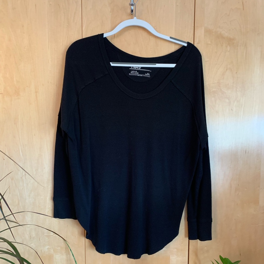 Ribbed oversized scoop neck from Aritzia- perfect for lounging.